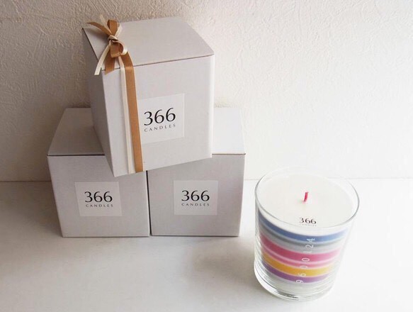日付のオーダーメイドキャンドル 366 CANDLES(Regular)