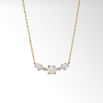 OPAL & DIAMOND NECKLACE