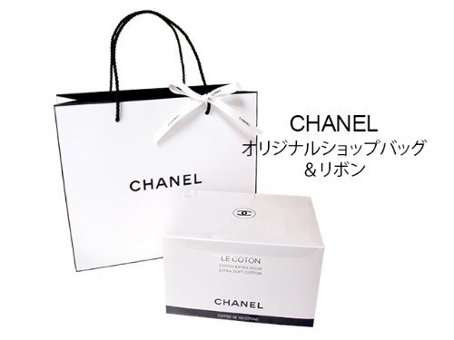 CHANEL(シャネル)LE COTON ロゴ入りオーガニックコットン 100枚入