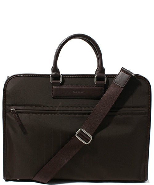 PIN STRIPE NYLON BRIEFCASE / 823571 R461N